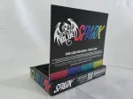 高亮UV白卡纸打火机展示架
