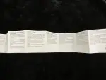 多语言折叠说明书